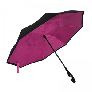 23-calowy odwrócony parasol 8Ribs do promocji reklamy detalicznej